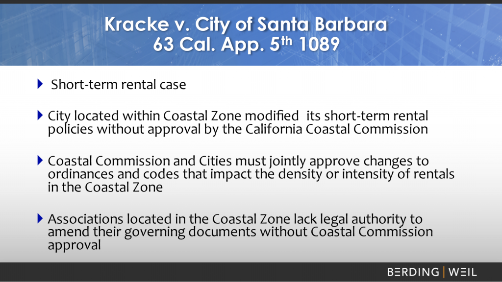 III. Kracke v. City of Santa Barbara
